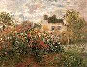 Claude Monet, The Artist-s Garden Argenteuil